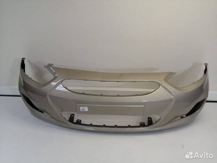 Бампер бежевый UBS на Hyundai Solaris 2010-2014