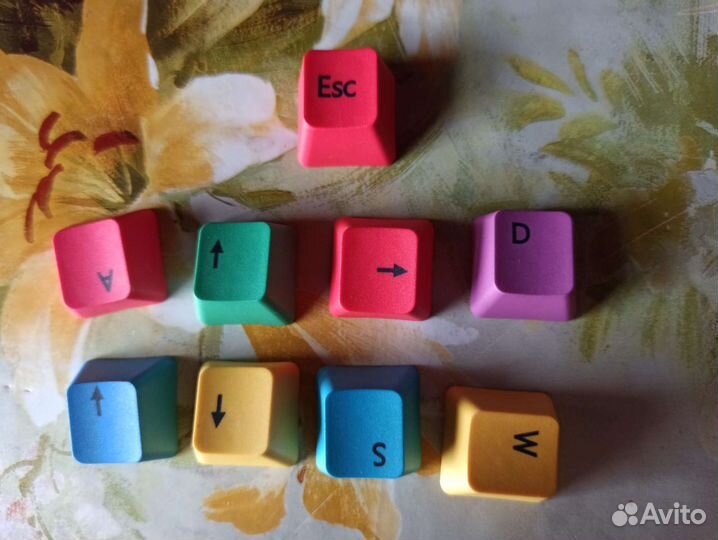PBT keycaps wasd + стрелки + Esc