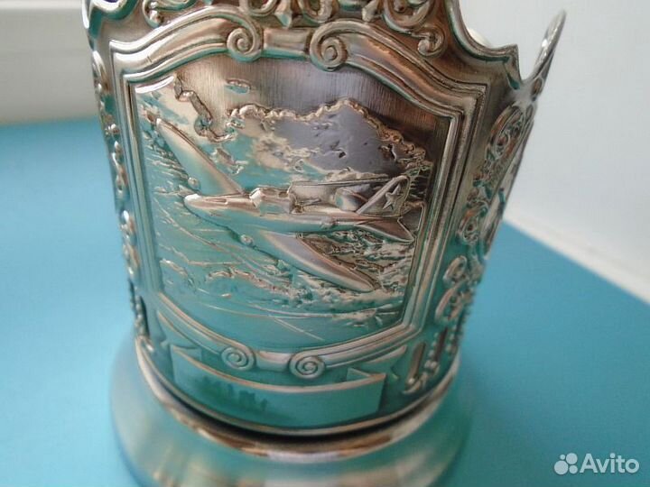 Подстаканник с изображением самолета пе 2