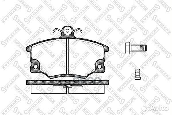 157 004-SX 146 04FDB370 колодки дисковые п F