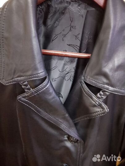 Кожаный плащ