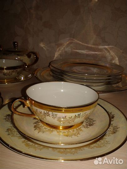 Винтажный чайный сервиз ГДР Lettin