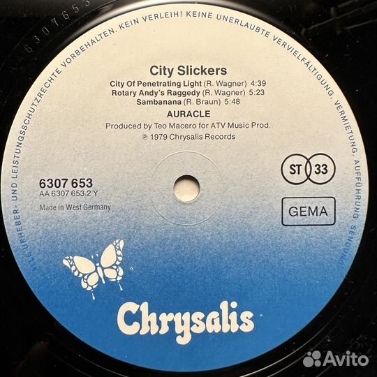Auracle – City Slickers (Германия 1979г.)