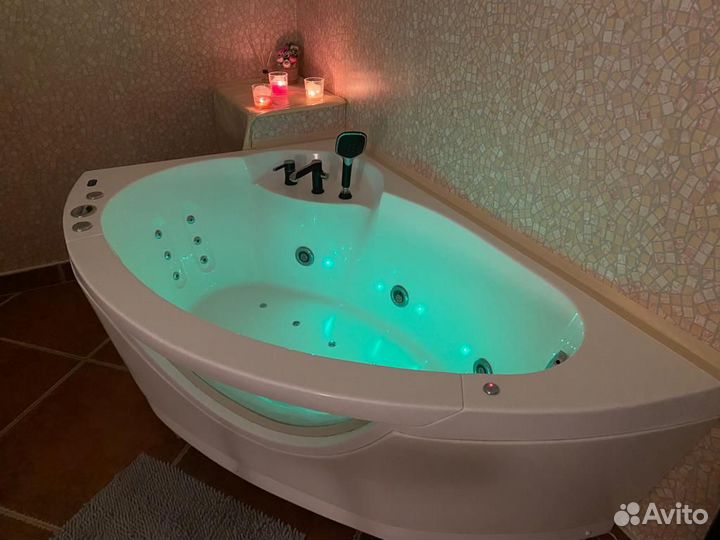 Массаж.Джакузи.спа для двоих и одного гостя