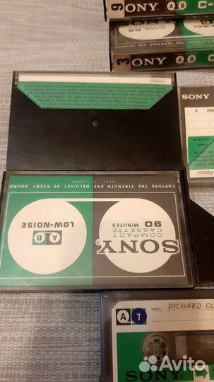 Аудиокассеты фирменные Сони