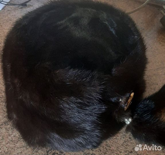 Шапка норковая женская