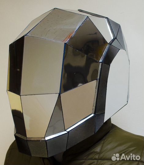 Зеркальная маска Daft Punk