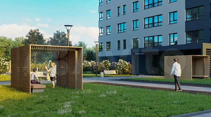 2-к. квартира, 57,3 м², 2/17 эт.