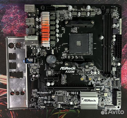 Материнская плата ASRock A320M, сокет: AM4 купить в Санкт-Петербурге ...