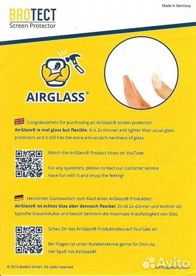 Гибкое стекло Brotect AirGlass для Moto One Vision