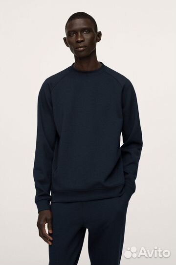 Mango Man Sweater Marine