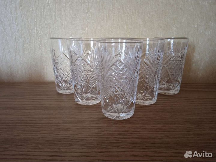 Хрусталь СССР: стопки, рюмки, фужеры