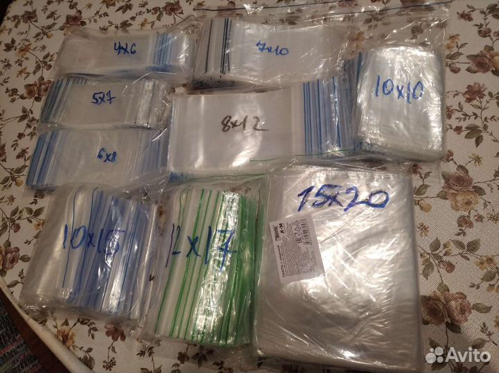 Зип пакеты с защелкой, грипперы, zip-lock