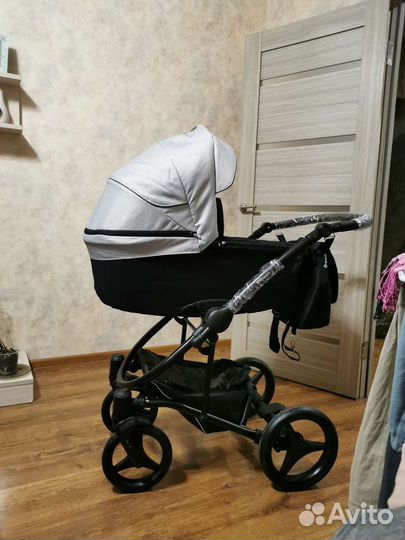 Коляска 2 в 1 bebetto torino tex