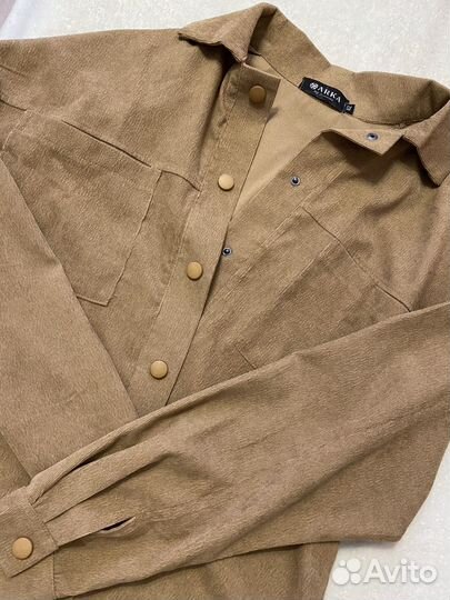 Рубашка вельвет