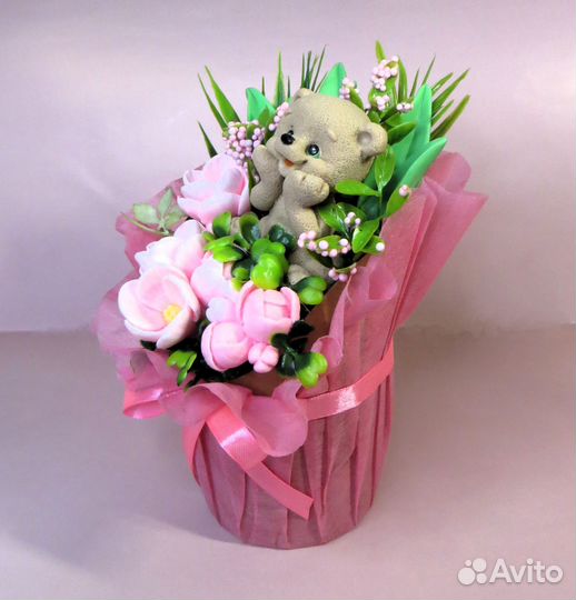 Мыло ручной работы букеты