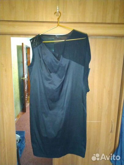 Платье чёрное коктейльное