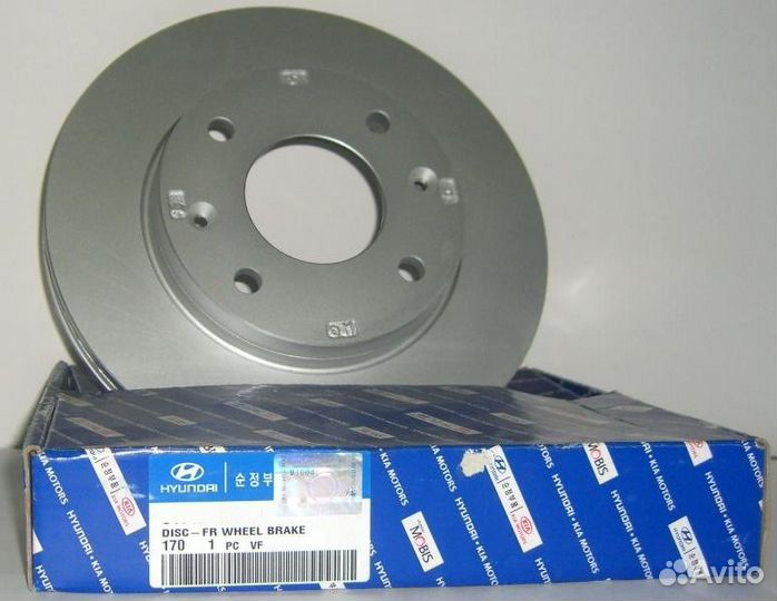 Тормозные колодки и диски Huyndai Kia