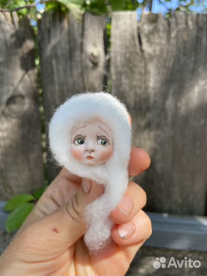 Гипсовые личики для ватных игрушек