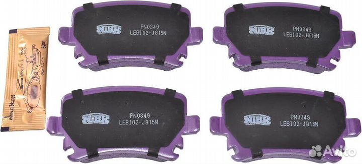 Тормозные колодки nibk