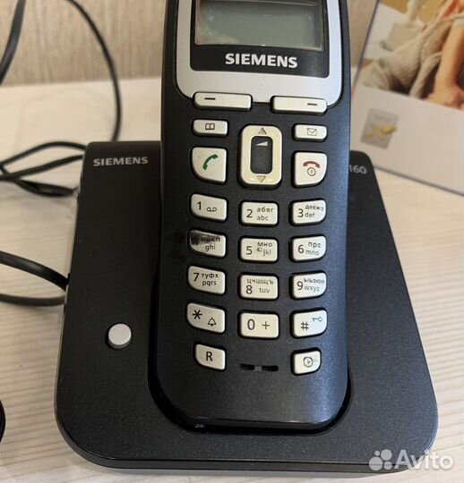 Стационарный бесшнуровой телефон simens
