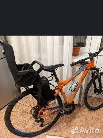 Детское велокресло на багажник до 6 лет