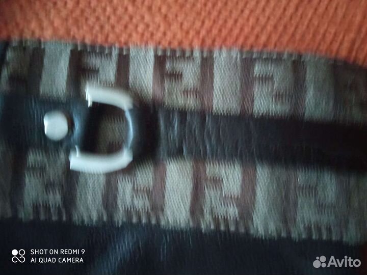 Перчатки кожа Fendi