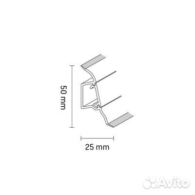 Плинтус Dollken SLK50 50мм
