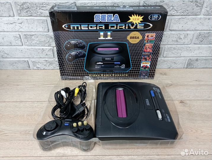 Игровая приставка Sega Mega Drive 2 16 bit