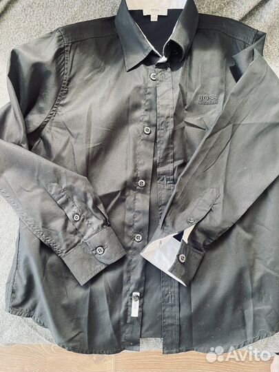 Рубашка hugo boss черная