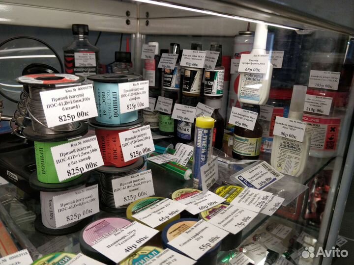 Электронные компоненты, паяльная химия