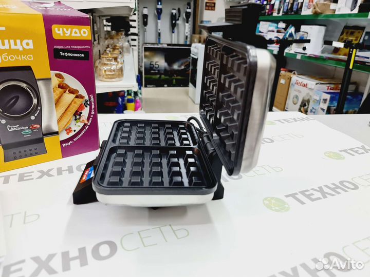 Электровафельница Сластена бельгийские вафли