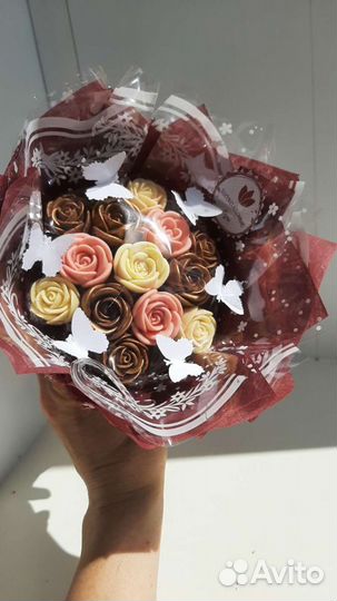 Букет из 13 шоколадных роз