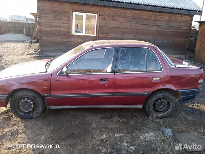 Mitsubishi Lancer 1.3 AT, 1989, битый, 251 067 км