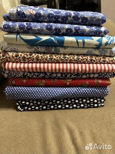 Ткани отрезы, пакетом