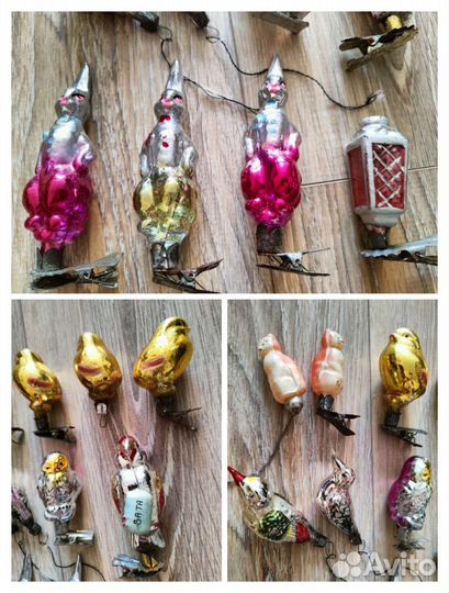 Елочные игрушки СССР