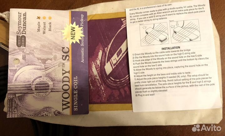 Звукосниматель Seymour Duncan Woody Single Coil