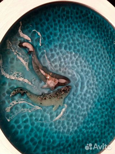 Картина панно Киты