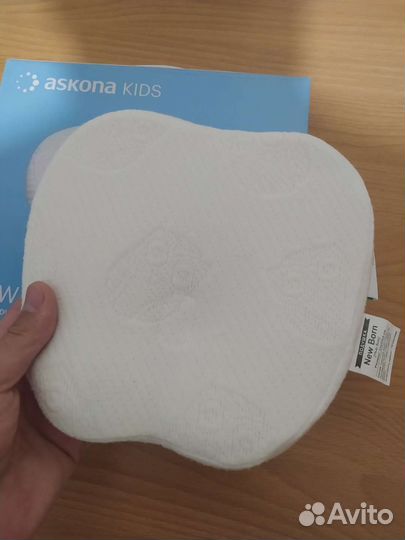 Детская ортопедическая подушка askona