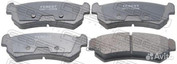 Колодки задние Chevrolet lacetti (03-08) 1001-J