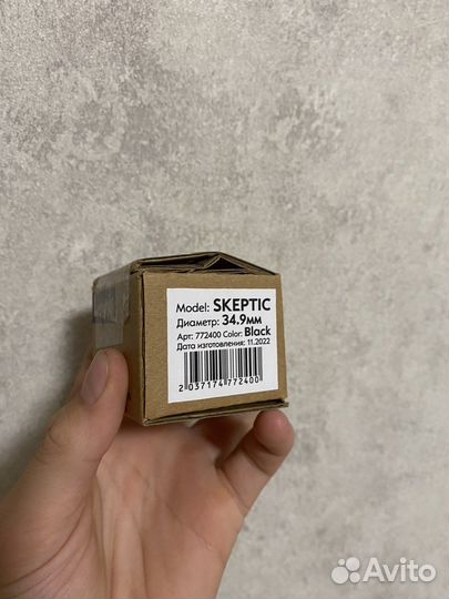 Зажим tech team skeptic 34.9mm Black