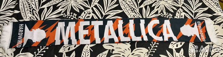 Шарф Metallica, футболки мерч
