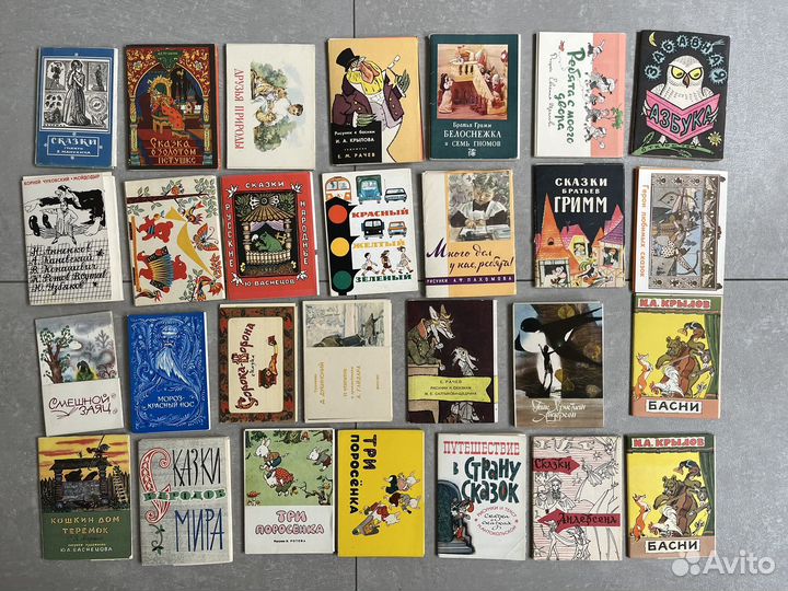 Открытки наборы сказки СССР
