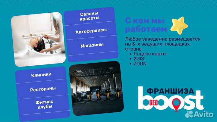 Франшиза GeoBoost - продвижение на геосервисах