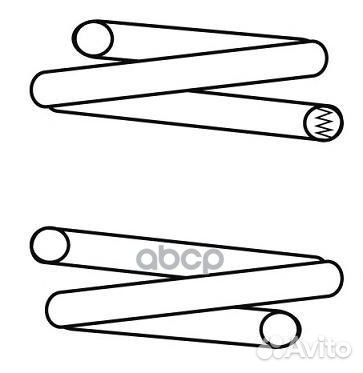 Пружина пер.opel Vectra B + CC + Caravan J96 2