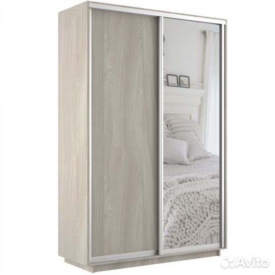 Шкаф-купе Версаль 140-220-60, шимо свет.,зерк+лдсп