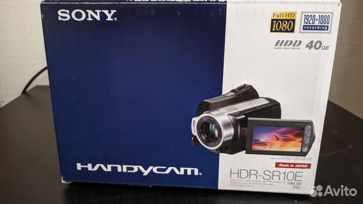 Видеокамера sony hdr-sr10