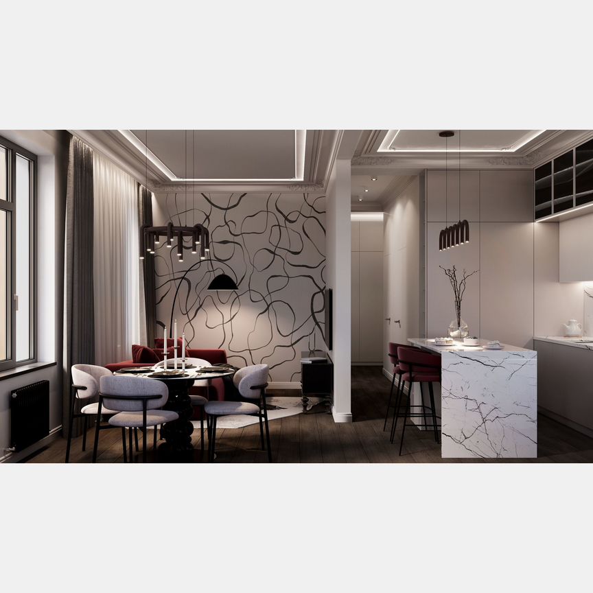 2-к. квартира, 61,1 м², 5/12 эт.