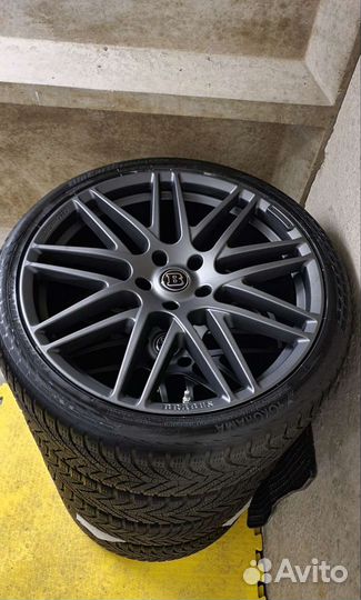 Комплект Brabus Monoblock F R22 на зимней резине