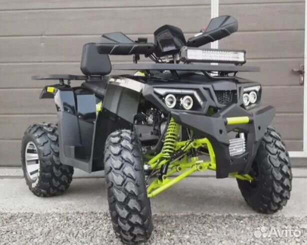 Квадроцикл Motoland Wild Track 200PRO черно-желтый